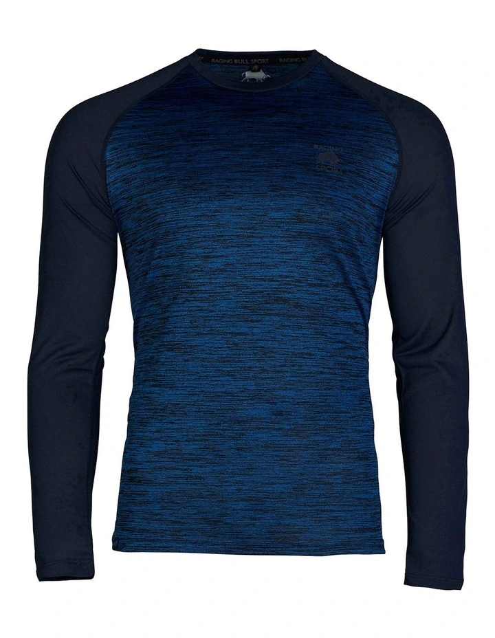 Performance Long Sleeve T-Shirt Navy 5 Performance Long Sleeve T-Shirt Navy - Image 3