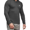 Performance Quarter Zip Long Sleeve Top Black -Men's Fashion 842824900 1 720x928