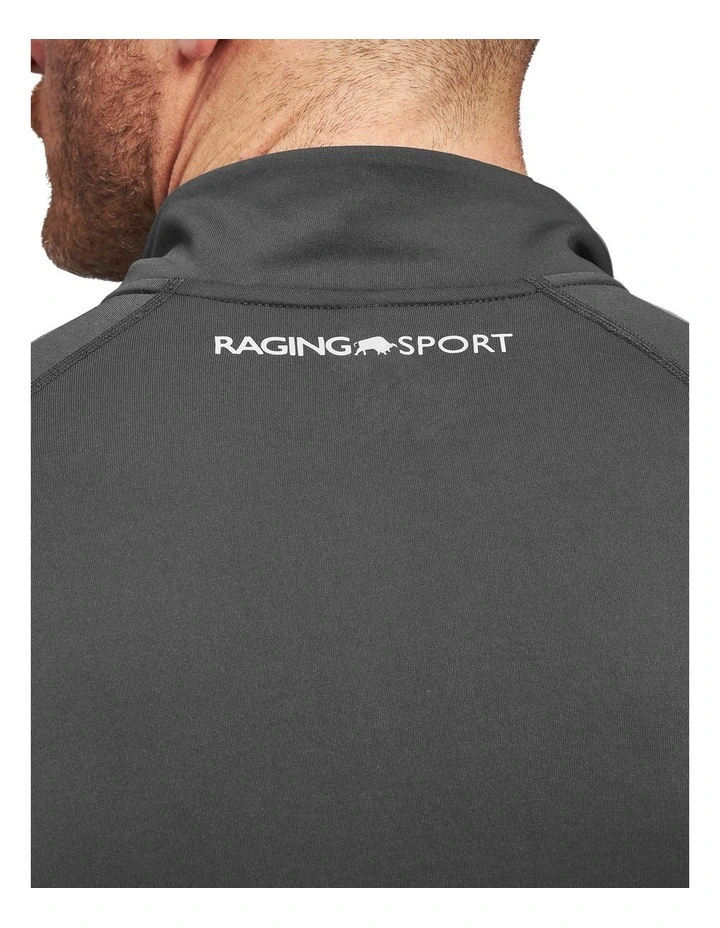 Performance Quarter Zip Long Sleeve Top Black 6 Performance Quarter Zip Long Sleeve Top Black - Image 4