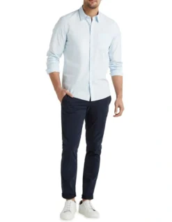 French Connection Poplin Regular Fit Shirt -Men's Fashion 843741370 2 720x928
