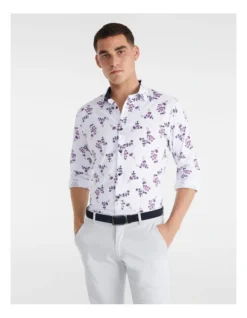 Cyprus Slim Shirt In White