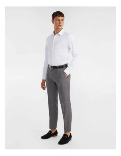 Tech Movement Slim Dress Shirt White -Men's Fashion 845656390 4 1 720x928