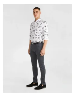 Photographic Floral Slim Shirt In White -Men's Fashion 845732170 4 1 720x928