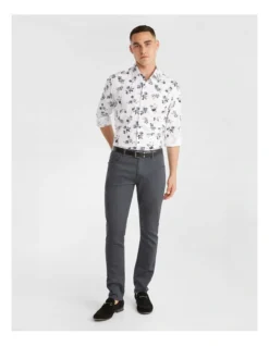 Photographic Floral Slim Shirt In White -Men's Fashion 845732170 5 1 720x928