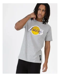 NBA Essentials Core Team Logo Tee Grey -Men's Fashion 862978420 4 720x928