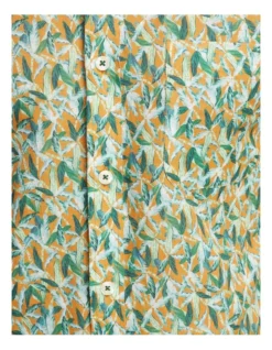 Oxford Tottenham Linen Cotton Print Short Sleeve Shirt Orange/Green 13 Oxford Tottenham Linen Cotton Print Short Sleeve Shirt Orange/Green -Men's Fashion 863153380 6 720x928