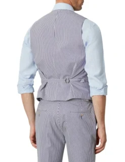 Gatsby Seersucker Waistcoat -Men's Fashion 872458840 3 720x928