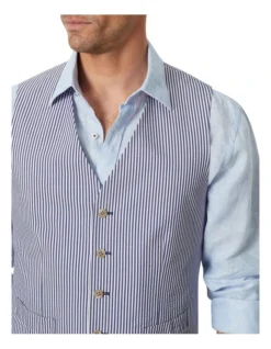 Gatsby Seersucker Waistcoat -Men's Fashion 872458840 4 720x928