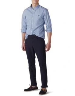 Gunn Check Oxford Sports Fit Shirt Blue -Men's Fashion 872896420 3 720x928