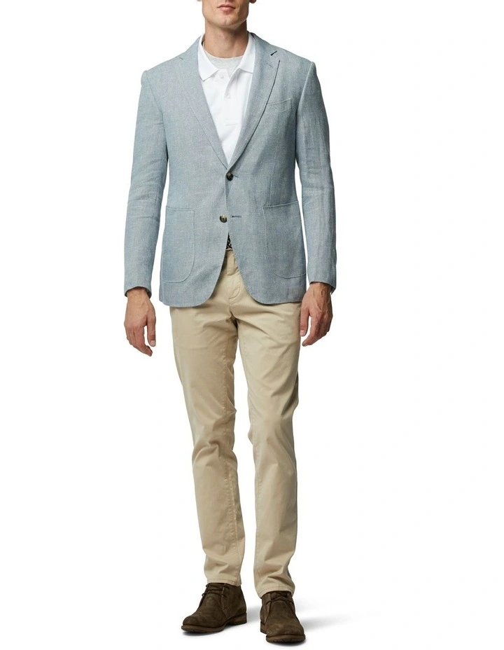 The Cascades Sports Fit Jacket In Chambray 4 The Cascades Sports Fit Jacket In Chambray - Image 2