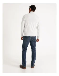 Bloomsbury Quarter Zip Sweater In Grey -Men's Fashion 879844600 3 720x928