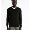 Australian Merino V-Neck Knit In Dark Green 2 Australian Merino V-Neck Knit In Dark Green -Men's Fashion 880470550 1 1 720x928