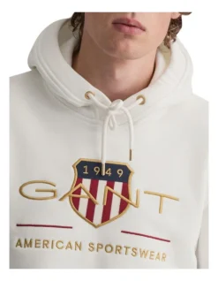 Gant Archive Shield Hoodie White -Men's Fashion 881315290 4 720x928