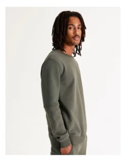 Ryder Moto Crew Sweat Khaki