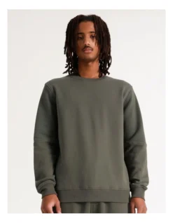 Ryder Moto Crew Sweat Khaki -Men's Fashion 881987680 4 720x928