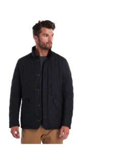 Henry Sartorial X Barbour Chelsea Sportsquilt Jacket Navy