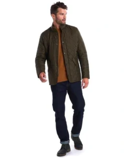 Henry Sartorial X Barbour Chelsea Sportsquilt Jacket Olive -Men's Fashion 883056700 883012330 4 720x928