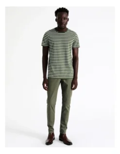 London Stripe Tee In Khaki -Men's Fashion 883259560 4 1 720x928