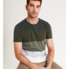 Sahara Block Stripe Tee In Khaki -Men's Fashion 883259830 1 720x928