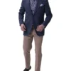 Peak Lapel Allan Blazer Navy Blue -Men's Fashion 883573660 1 720x928