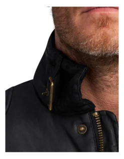 Wax Effect Jacket In Black 15 Wax Effect Jacket In Black -Men's Fashion 883785970 7 720x928