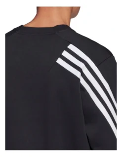 ADIDAS Future Icons 3-Stripe Crew Black -Men's Fashion 884903320 5 720x928