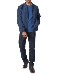 Miller Bomber Jacket Navy -Men's Fashion 890980570 3 720x928