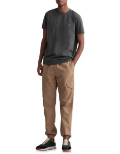 Gant Original Short Sleeve T-Shirt In Antracit Melange -Men's Fashion 894988990 4 720x928