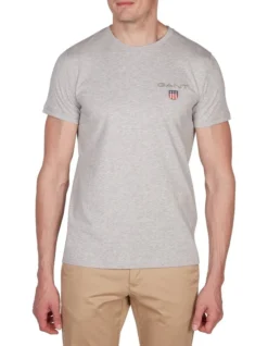 Gant Medium Shield T-Shirt Grey