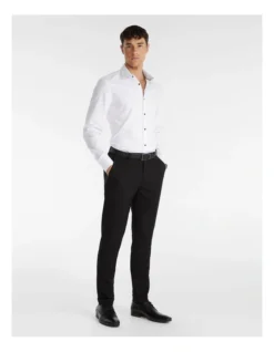 Teddy Textured Dress Shirt White 12 Teddy Textured Dress Shirt White -Men's Fashion 898732720 5 720x928