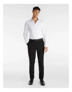 Teddy Textured Dress Shirt White 13 Teddy Textured Dress Shirt White -Men's Fashion 898732720 6 720x928