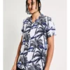 Mojave Cactus Print Short Sleeve Rayon Shirt In White -Men's Fashion 899103160 1 720x928