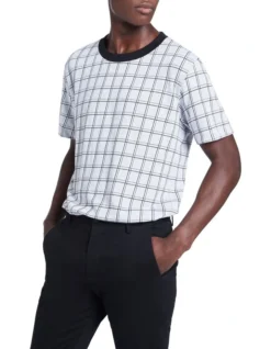 Jamie Short Sleeve Tee White/Black