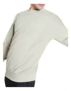 Collins Crew Neck Sweat Mushroom -Men's Fashion 903547270 4 720x928