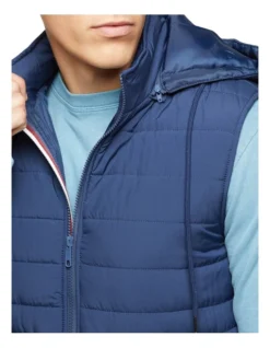 Oxford Jack Eco Filling Puffa Vest With Hood Blue -Men's Fashion 905316580 4 720x928
