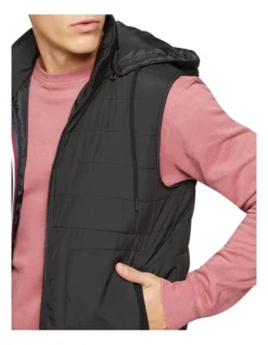 Oxford Jack Eco Filling Puffa Vest With Hood Black -Men's Fashion 905316670 4 720x928