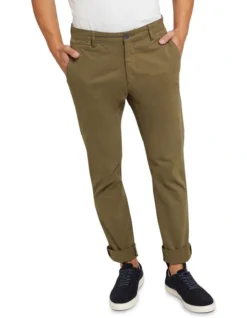 Oxford Danny Casual Organic Cotton Chinos Green -Men's Fashion 905624560 4 720x928