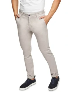 Oxford Danny Casual Organic Cotton Chinos Stone -Men's Fashion 905624650 4 720x928