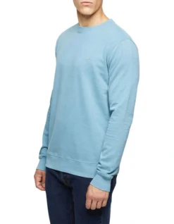 Oxford Lars Jersey Sweatshirt Blue -Men's Fashion 905632570 2 720x928