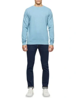 Oxford Lars Jersey Sweatshirt Blue -Men's Fashion 905632570 5 720x928