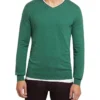Oxford Perry Tipping V-Neck Cashmere Blend Pullover Green 2 Oxford Perry Tipping V-Neck Cashmere Blend Pullover Green -Men's Fashion 905637160 1 720x928