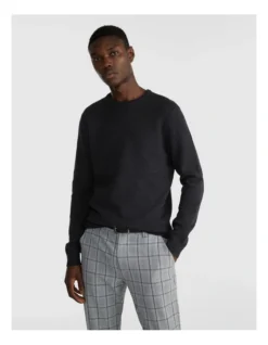 Alvin Crew Neck Charcoal