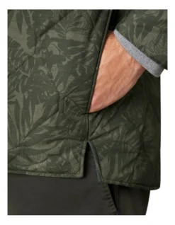 Mcleay Quilted Jacket In Khaki Grey Melange -Men's Fashion 909451270 4 720x928