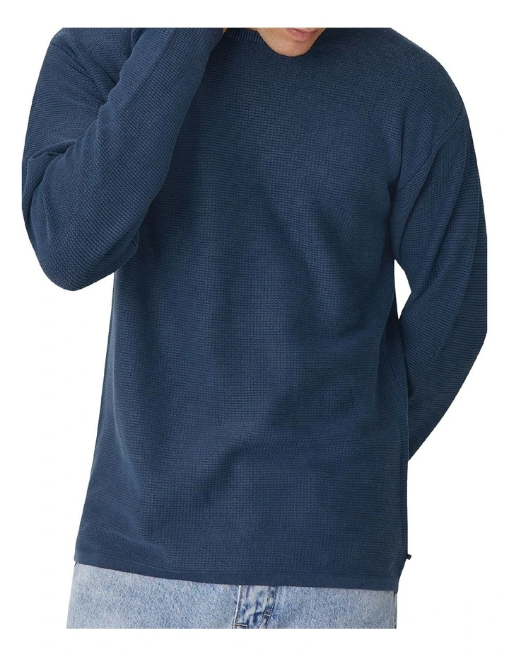 The Washed Richland Knit In Dark Teal 3 The Washed Richland Knit In Dark Teal