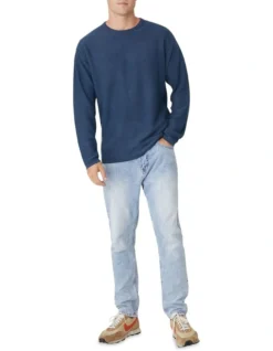 The Washed Richland Knit In Dark Teal 7 The Washed Richland Knit In Dark Teal -Men's Fashion 909630100 2 720x928