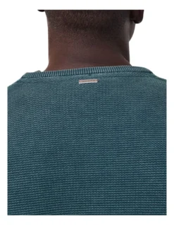 The Washed Richland Knit In Teal -Men's Fashion 909630280 3 720x928