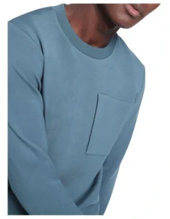 Brighton Crew Sweater Smoke Blue -Men's Fashion 909654580 4 720x928