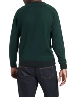 Kendrick Crew Knit Green -Men's Fashion 909656470 3 720x928
