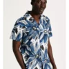 Vanuatu Floral Print Short Sleeve Relaxed Shirt In Navy -Men's Fashion 909998290 1 720x928