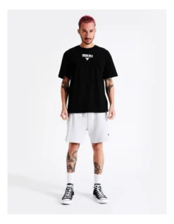 Oak Short Sleeve Tee Chicago Bulls In Black -Men's Fashion 911087560 3 720x928